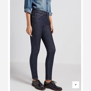 Current/Elliott The High Waist‎ Ankle Skinny Jean Dark Wash Womens 25